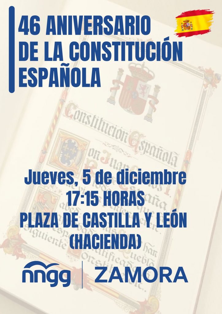 Acto de NNGG por el Dia de la Constitución