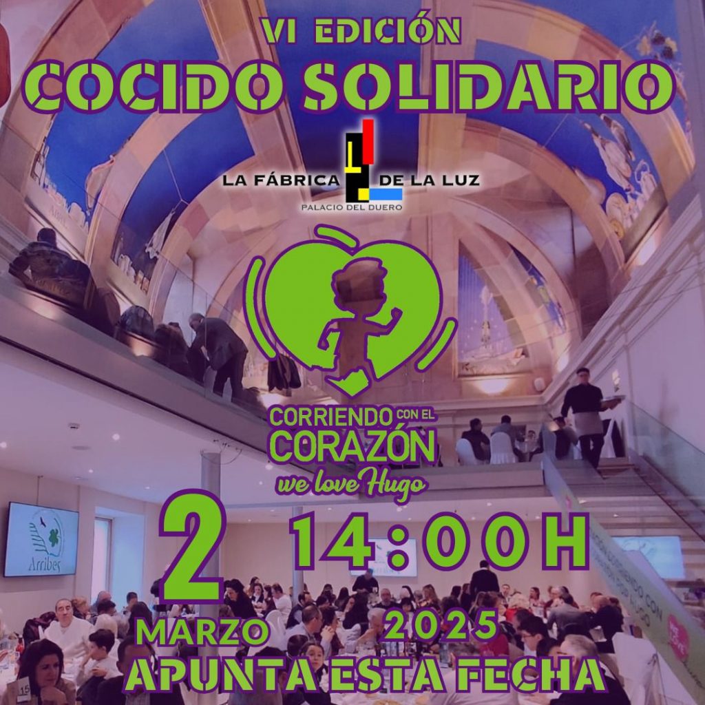 Cocido solidario a favor de la Asociación Corriendo con el Corazón por Hugo