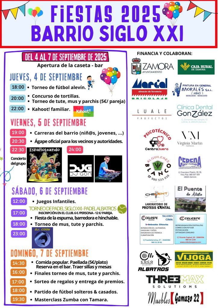 Fiestas del Barrio Siglo XXI