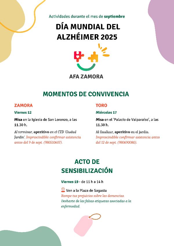 Actos Día Mundial del Alzheimer