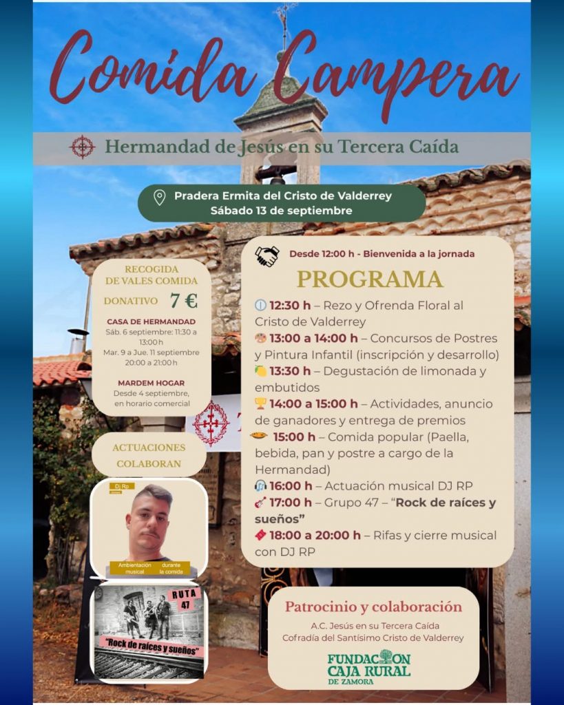 Comida campera Hermandad de Jesús en su Tercera Caída