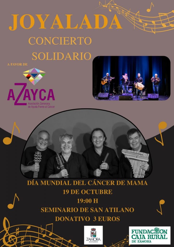 Concierto solidario de “Joyalada” a favor de AZAYCA