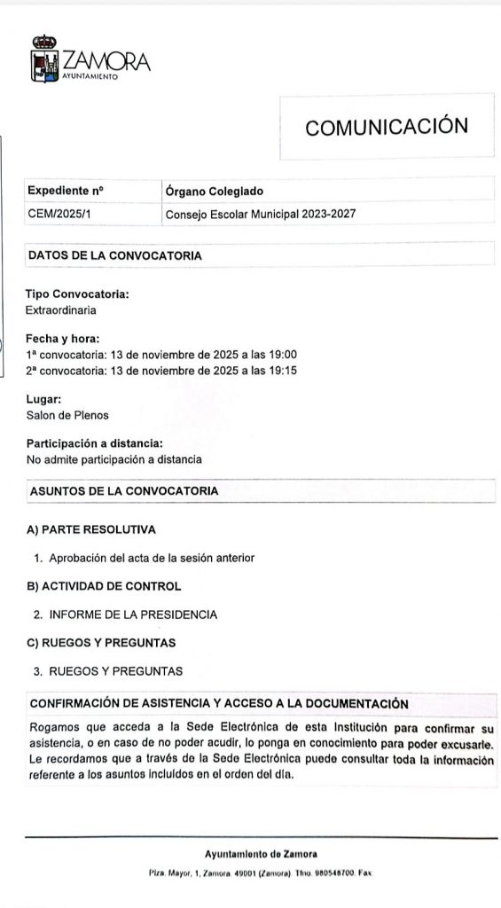 Consejo Escolar Municipal