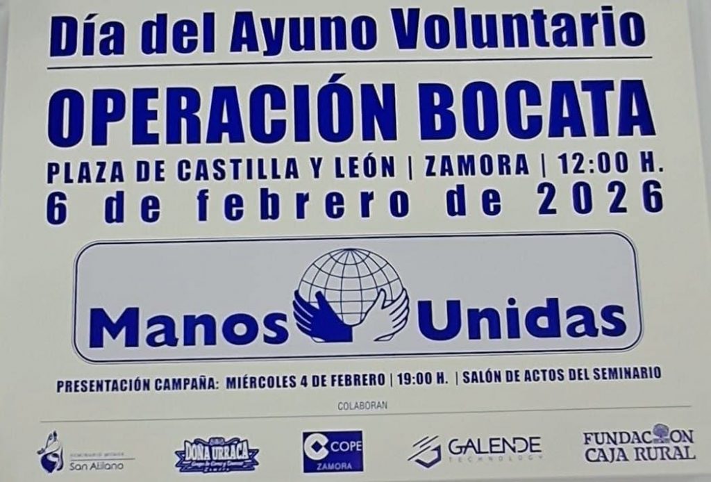 Operación bocata. Manos Unidas