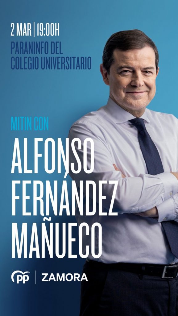 Mitin de Alfonso Fernández Mañueco