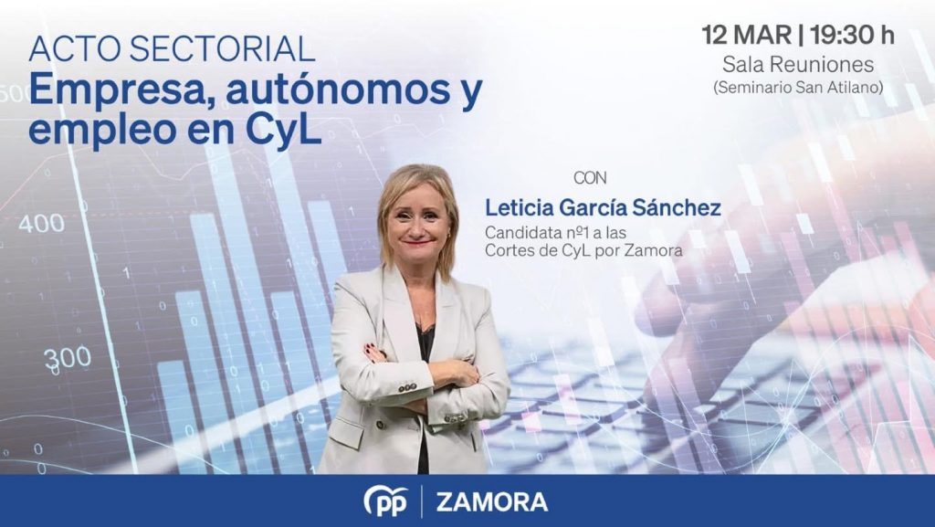 Acto sectorial del PP sobre empleo, autónomos y empresa en Castilla y León
