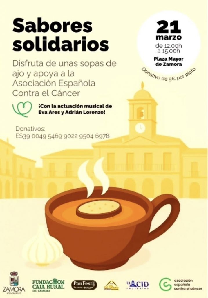 Sopas de ajo solidarias a favor de la AECC