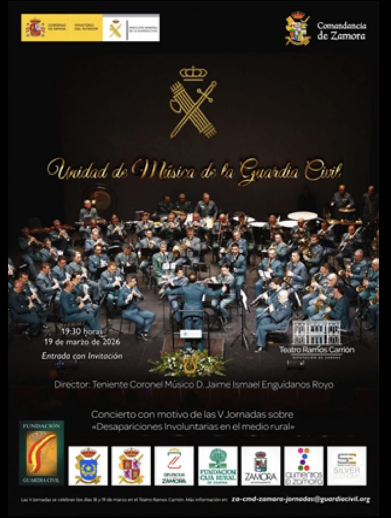 Concierto de la unidad de música de la Guardia Civil