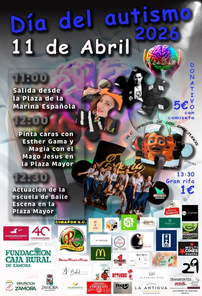 Marcha Día del Autismo. Organiza AZADAHI