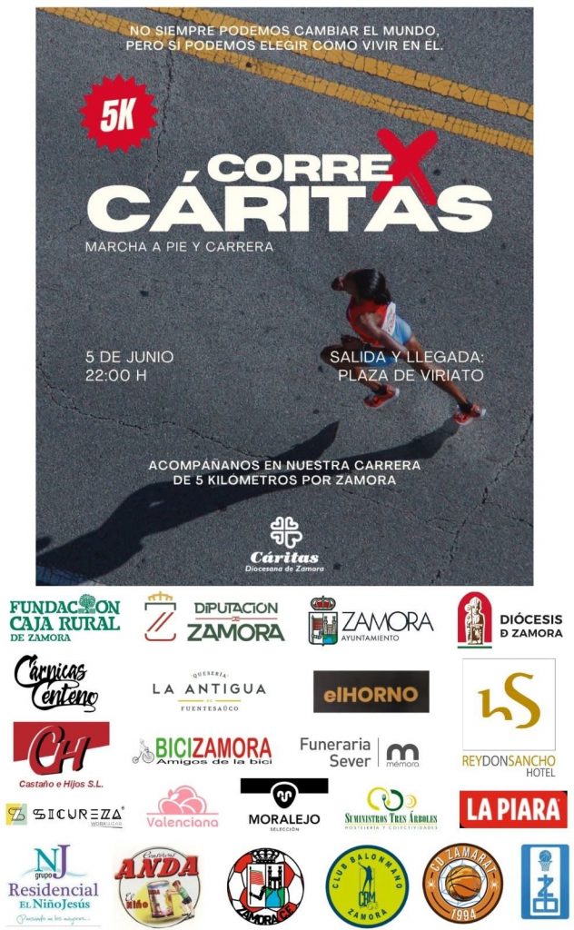 Carrera solidaria Corre x Cáritas