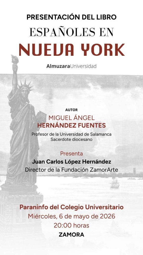 Presentación del libro de Miguel Ángel Hernández “Españoles en Nueva York”