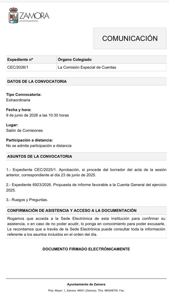 Comisión Especial de Cuentas