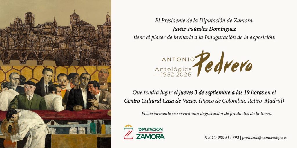 Inauguración de la exposición antológica de Antonio Pedrero 1952-2026