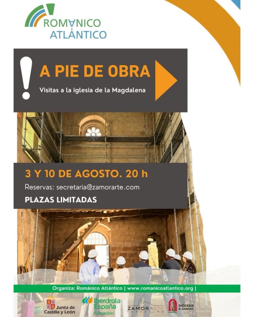 Visita a las obras de restauración de la Iglesia de La Magdalena