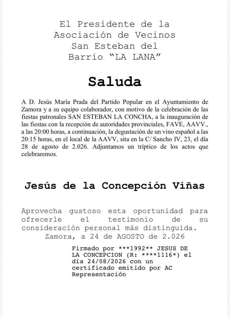 Inauguración de las fiestas del barrio de La Lana