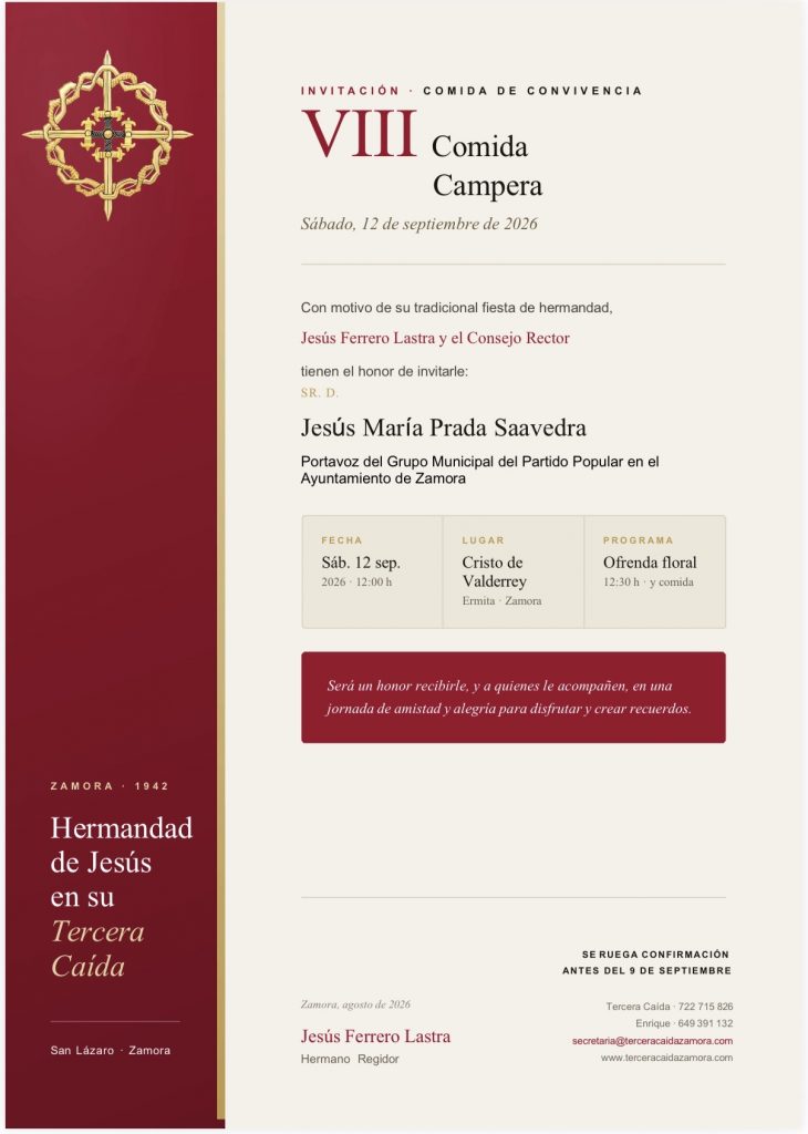 VIII Comida campera de la Hermandad de Jesús en su Tercera Caída