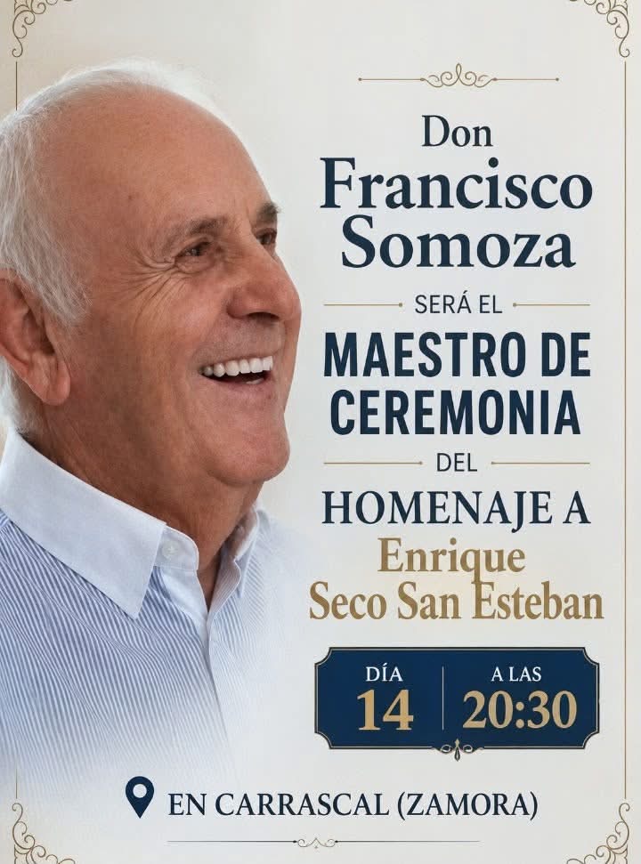 Pregón de las fiestas del barrio de Carrascal y homenaje al pintor Enrique Seco San Esteban