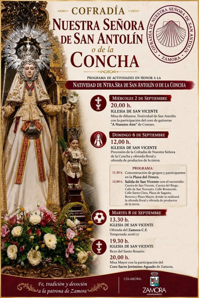 Misa Mayor en honor a la Virgen de la Concha, Patrona de la ciudad y de su Ayuntamiento