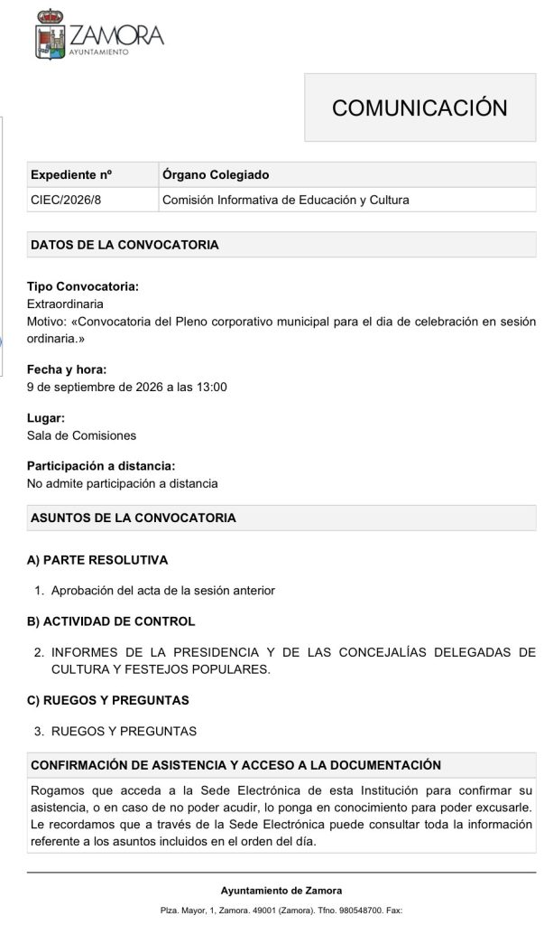Comisión de Educación y Cultura