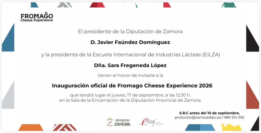 Acto de inauguración de la feria Fromago