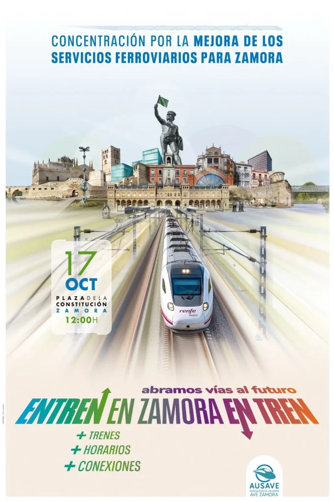 Rueda de prensa de todos los grupos políticos con motivo de la concentración del 17 de octubre para la mejora de servicios ferroviarios