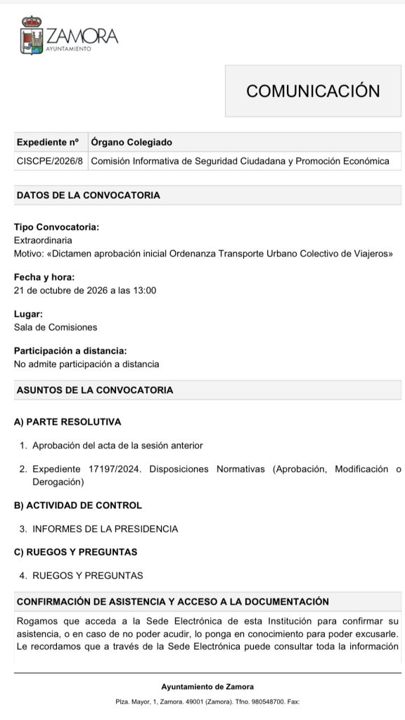 Comisión de Seguridad Ciudadana y Promoción Económica